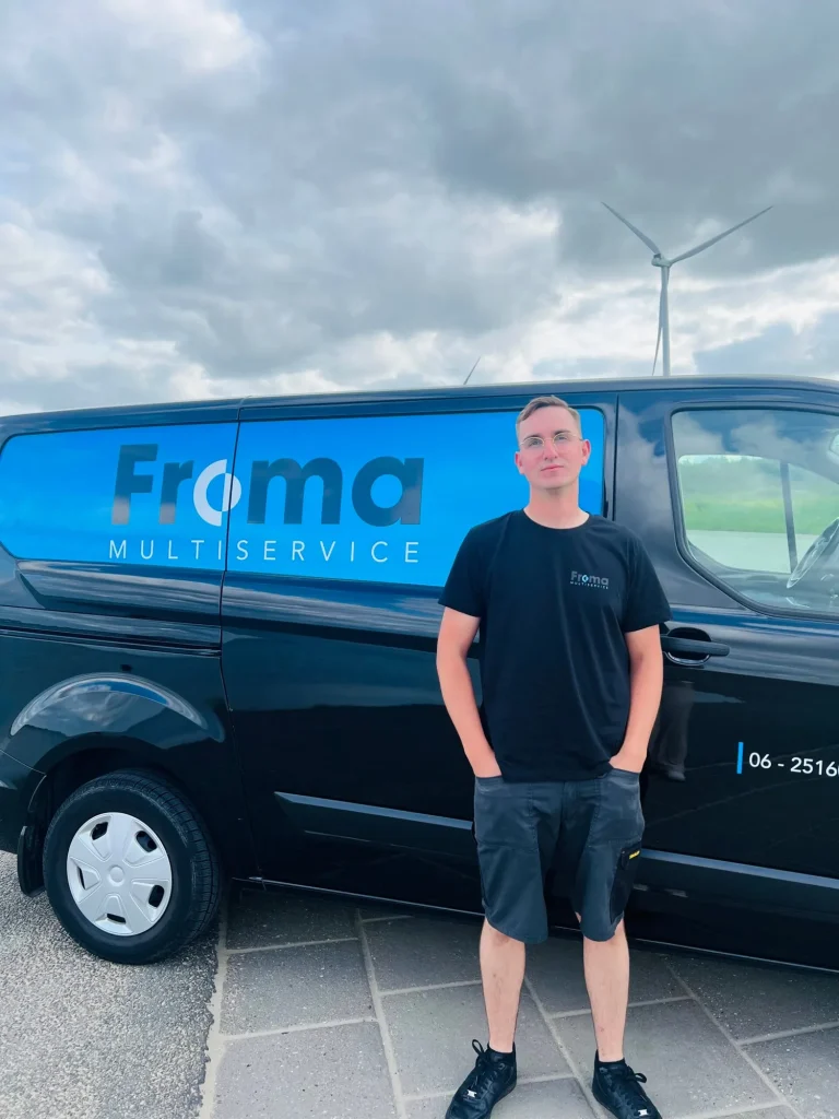 Martijn Staal, medewerker van Froma Multiservice